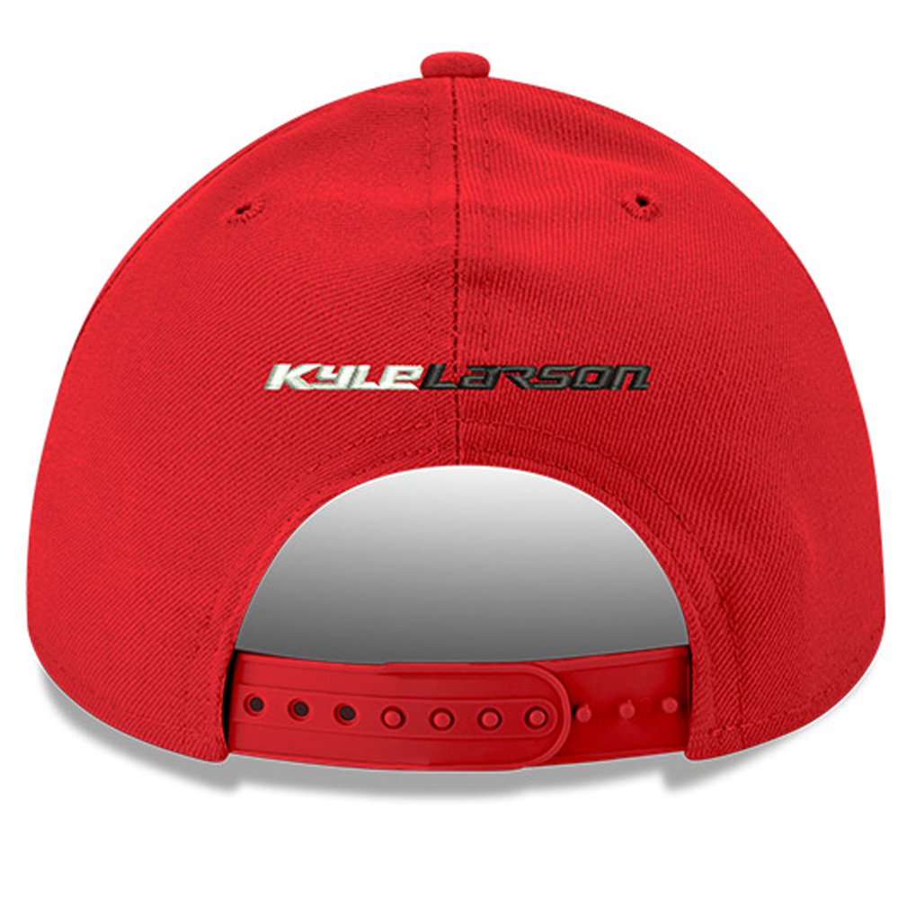 Kyle Larson New Era Double Whammy 9FIFTY Snapback Adjustable Hat - Scarlet/Black
