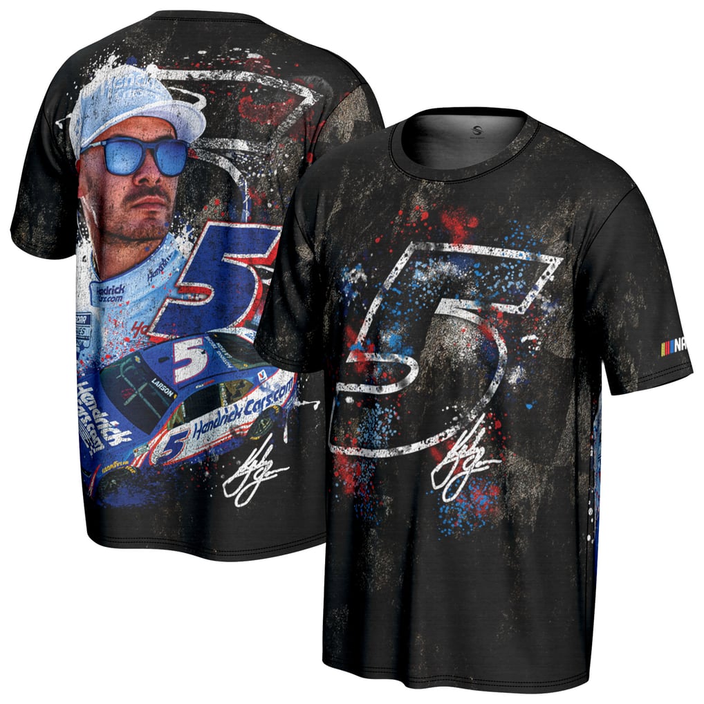 Kyle Larson ProSphere All Over Print T-Shirt - Black