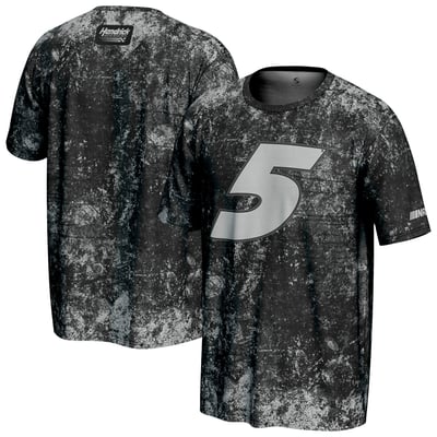 Kyle Larson ProSphere Grunge T-Shirt - Black