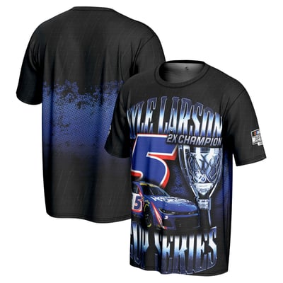 Kyle Larson ProSphere Two-Time NASCAR Cup Series Champion T-Shirt - Black