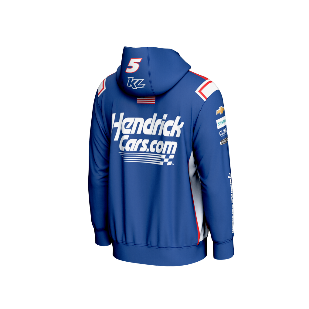  Kyle Larson ProSphere All Over Print Hoodie - Blue