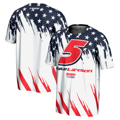 Kyle Larson ProSphere Americana T-Shirt - White