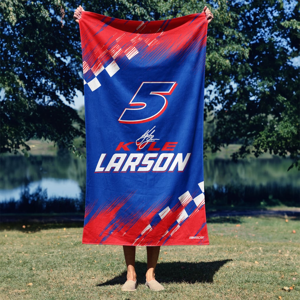  Kyle Larson The Northwest Group Beach Towel