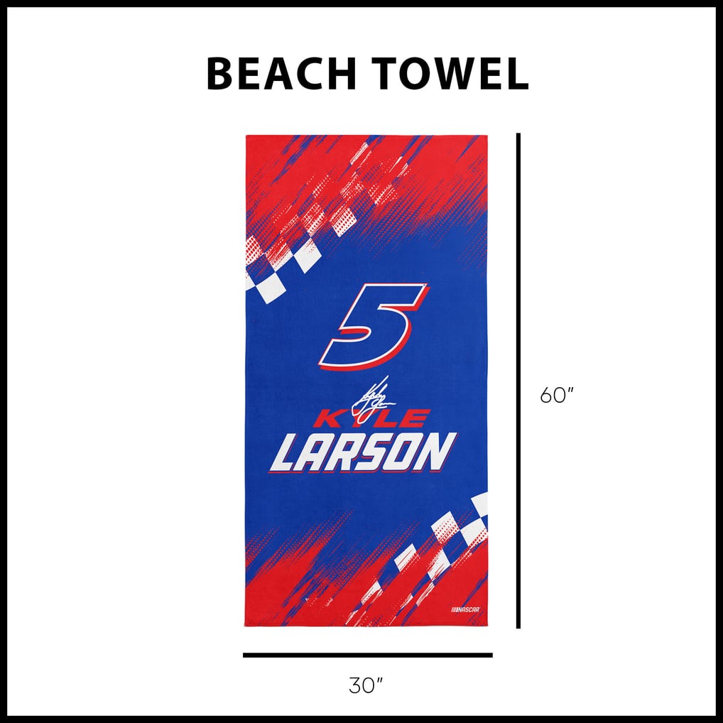  Kyle Larson The Northwest Group Beach Towel