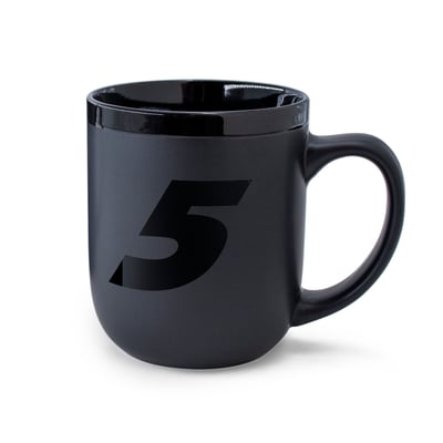 Kyle Larson WinCraft 17oz. Black Ceramic Mug