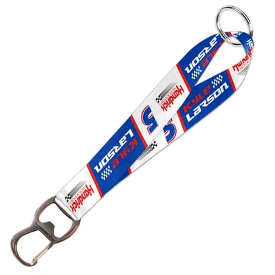 Kyle Larson WinCraft Bottle Opener Key Strap