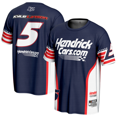 Kyle Larson ProSphere Youth Patriotic T-Shirt - Blue