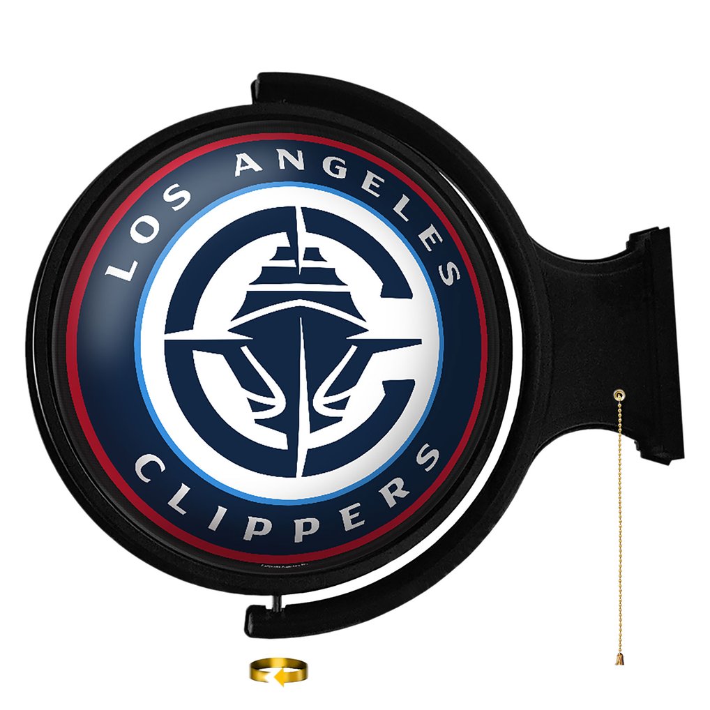 LA Clippers 21'' x 23'' Rotating Lighted Wall Sign