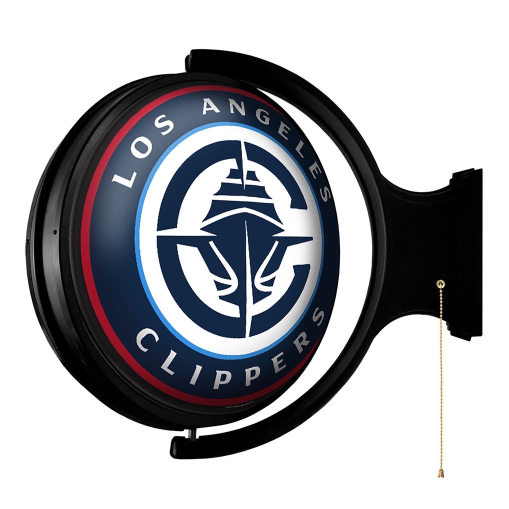 LA Clippers 21'' x 23'' Rotating Lighted Wall Sign