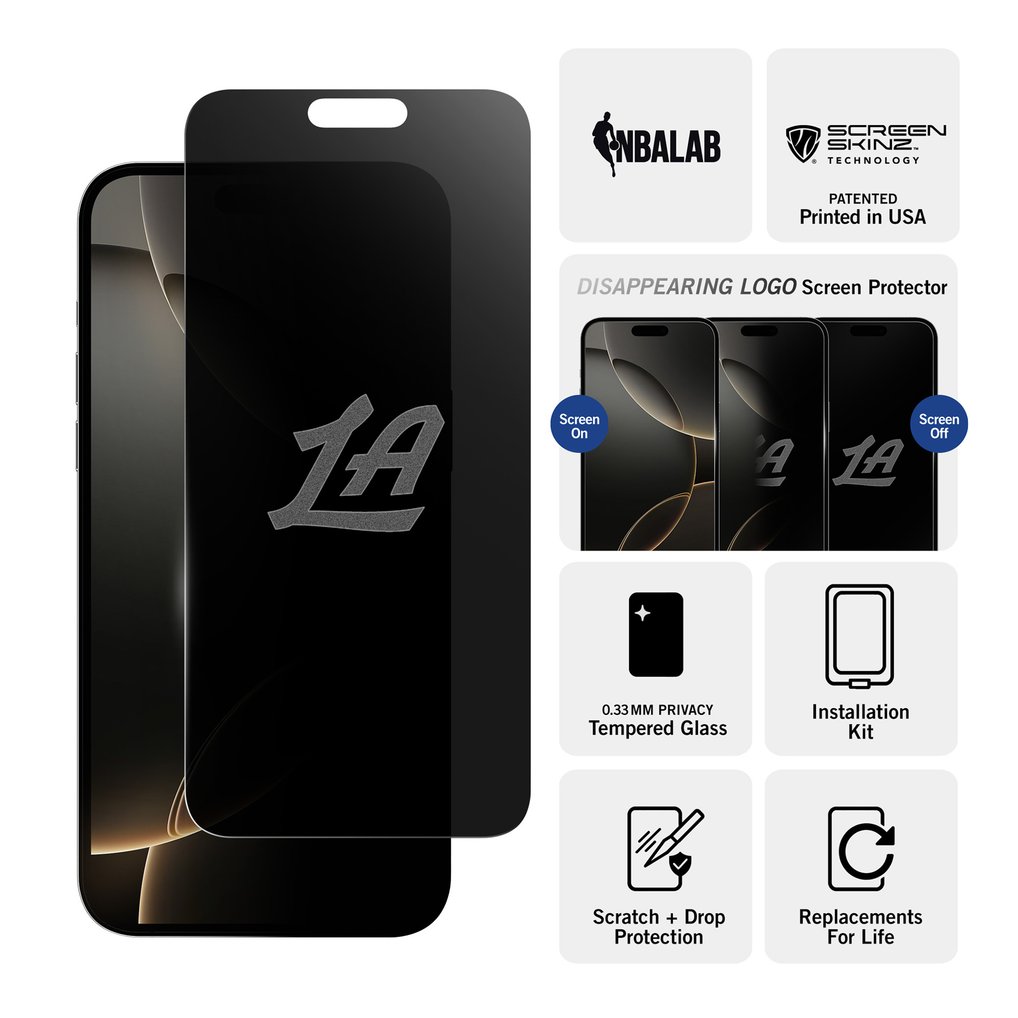 LA Clippers iPhone Privacy Screen Protector