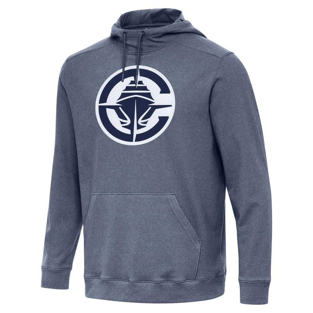 LA Clippers Antigua Cloud Pullover Hoodie - Heather Navy