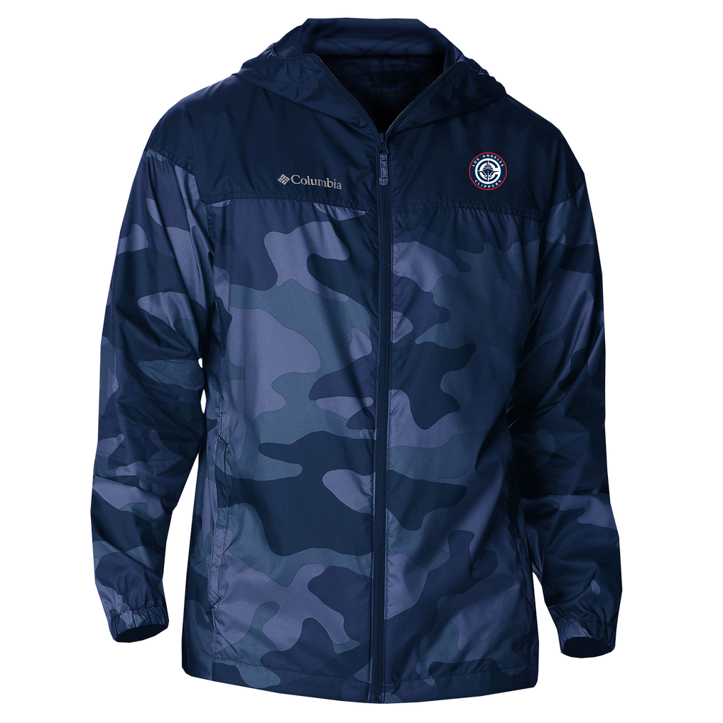 LA Clippers Columbia Flash Challenger Windbreaker Jacket - Navy