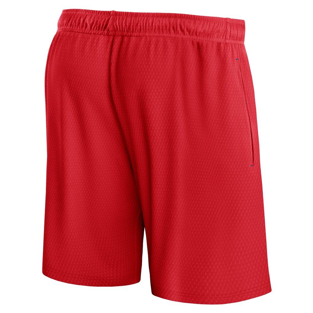 LA Clippers Fanatics Post Up Mesh Shorts - Red