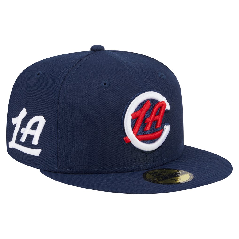  LA Clippers New Era Deceptor 59FIFTY Fitted Hat - Navy