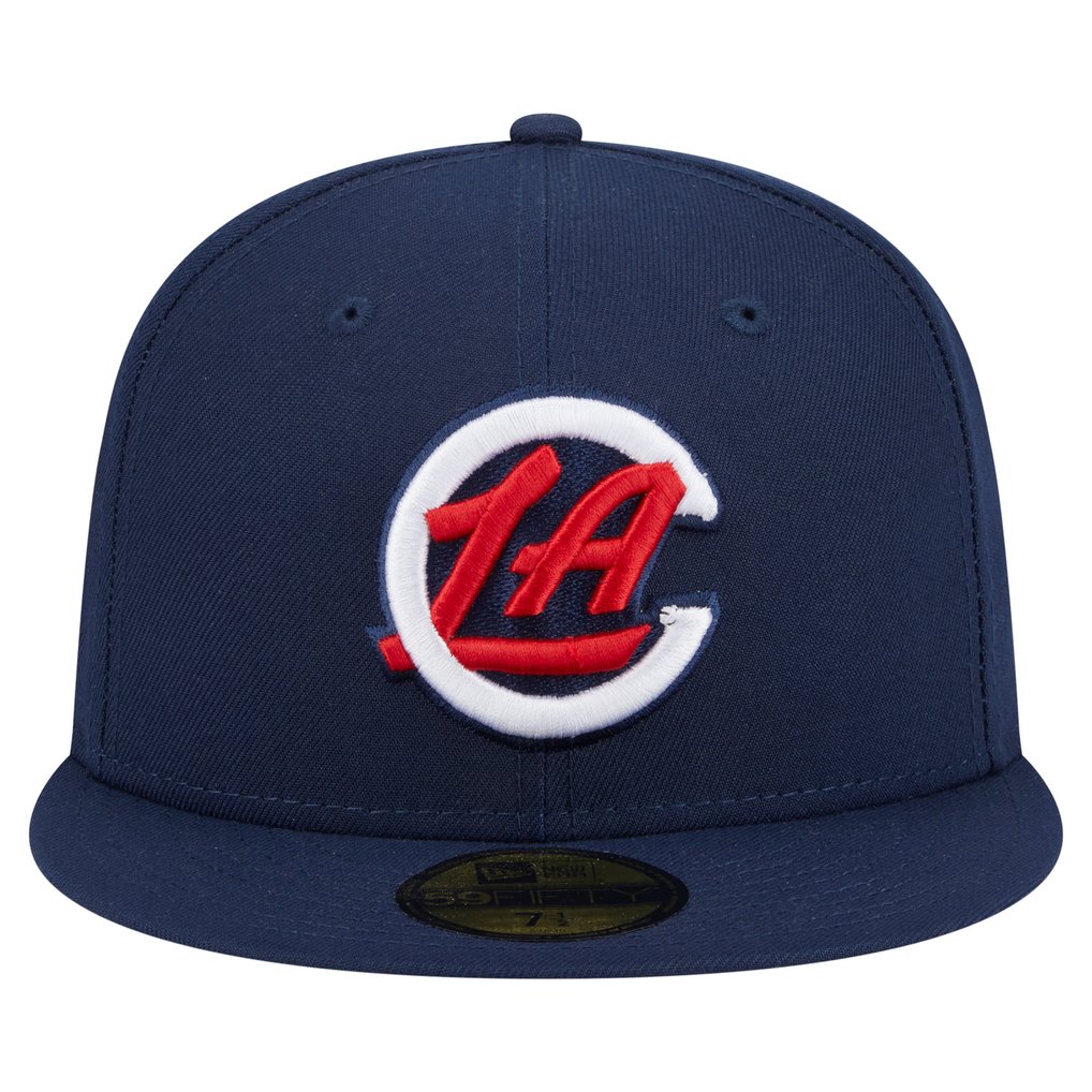  LA Clippers New Era Deceptor 59FIFTY Fitted Hat - Navy