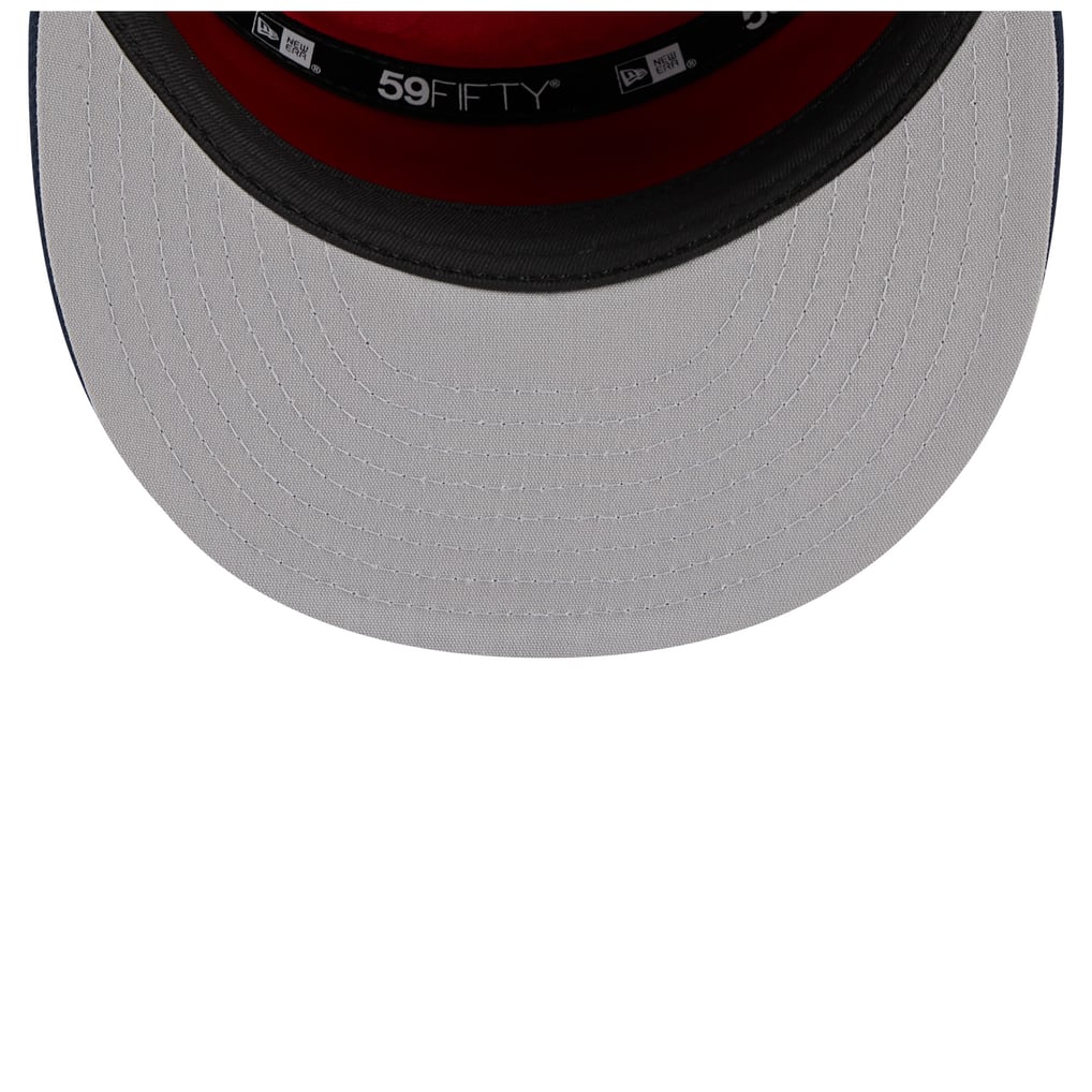  LA Clippers New Era 2025 NBA Tip Off Split Panel 59FIFTY Fitted Hat - White/Navy