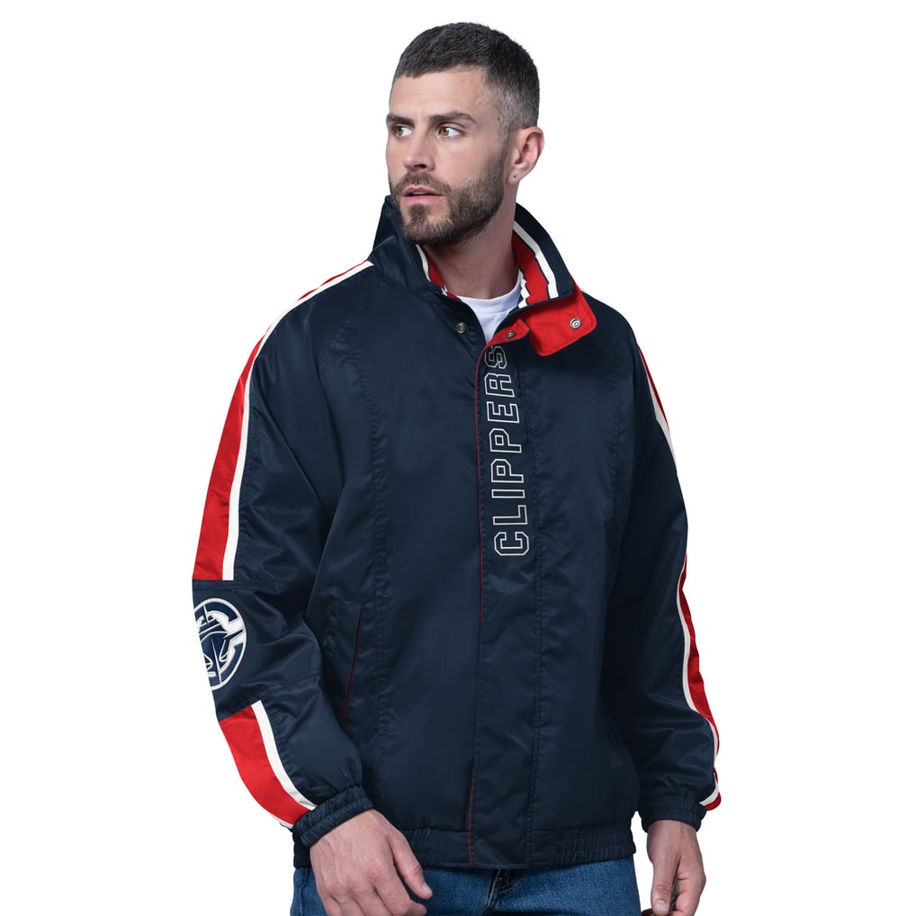  LA Clippers Starter Freestyle Lightweight Full-Zip Jacket - Navy