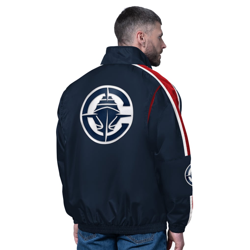  LA Clippers Starter Freestyle Lightweight Full-Zip Jacket - Navy