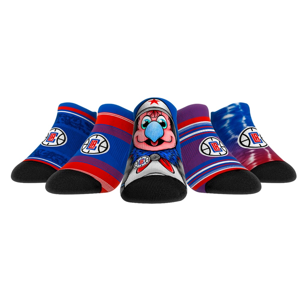 LA Clippers Rock Em Socks Unisex Super Fan 5-Pack Low-Cut Socks