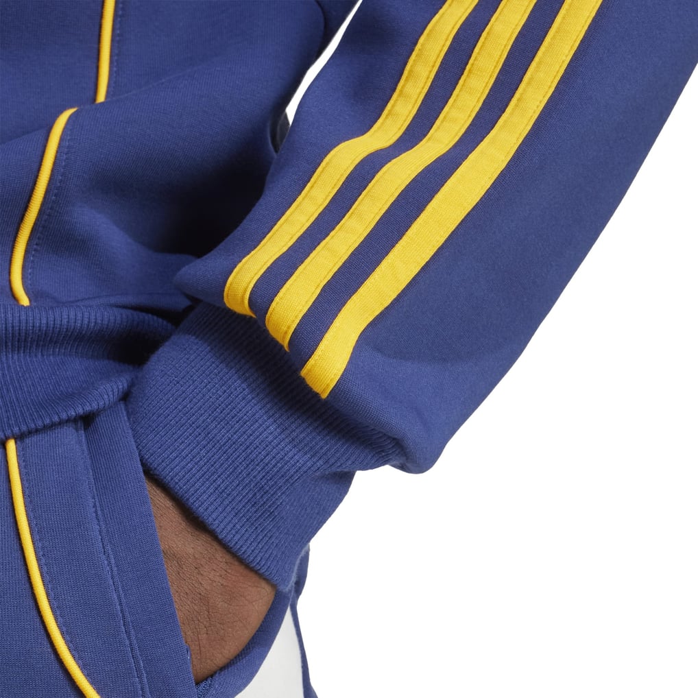 LA Galaxy adidas 2025 Travel Pullover Hoodie - Navy