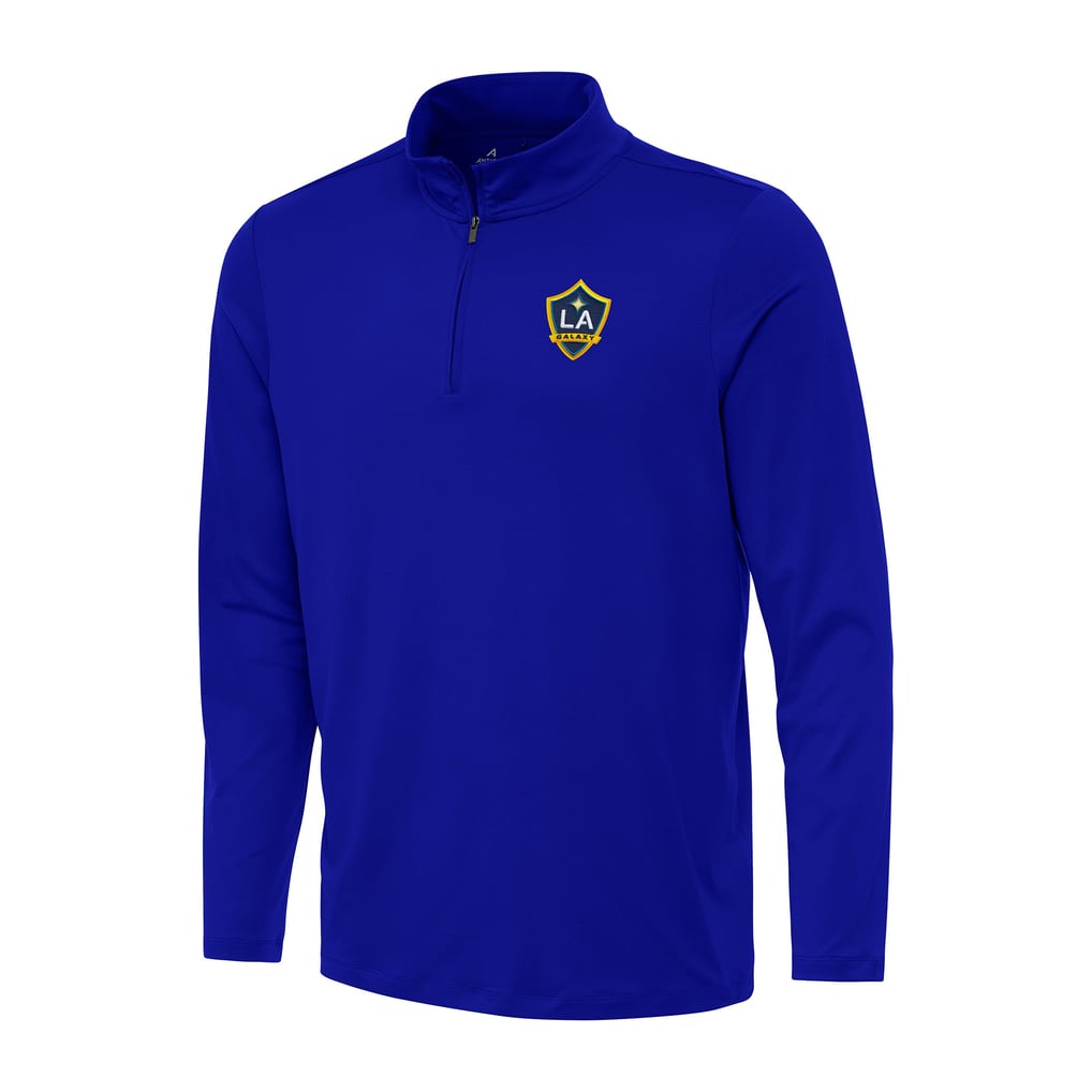 LA Galaxy Antigua Reprocess Quarter-Zip Top - Royal