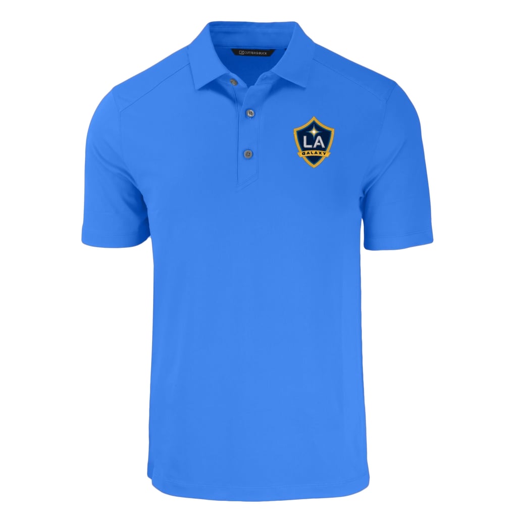LA Galaxy Cutter & Buck Forge Eco Stretch Recycled Polo - Blue