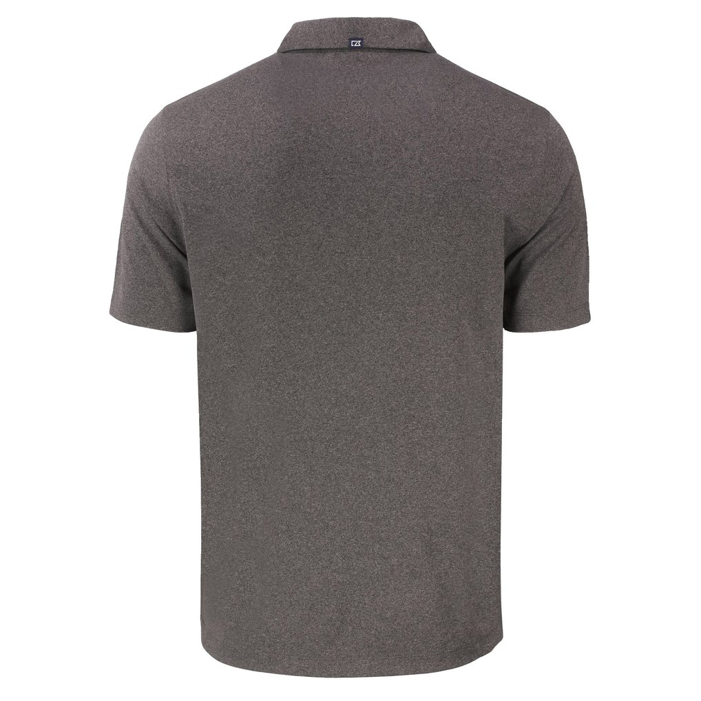 LA Galaxy Cutter & Buck Forge Eco Stretch Recycled Polo - Heather Black