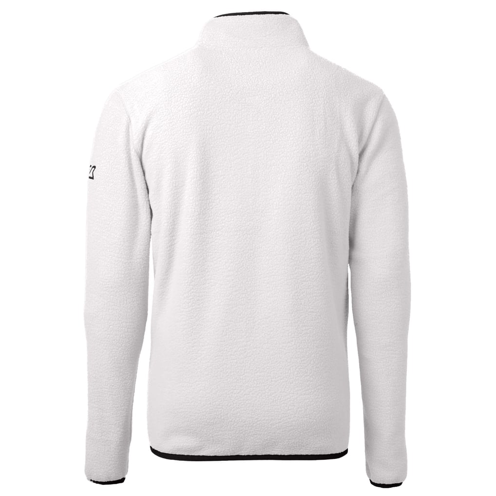 LA Galaxy Cutter & Buck Cascade Eco Fleece Quarter-Zip Jacket - White