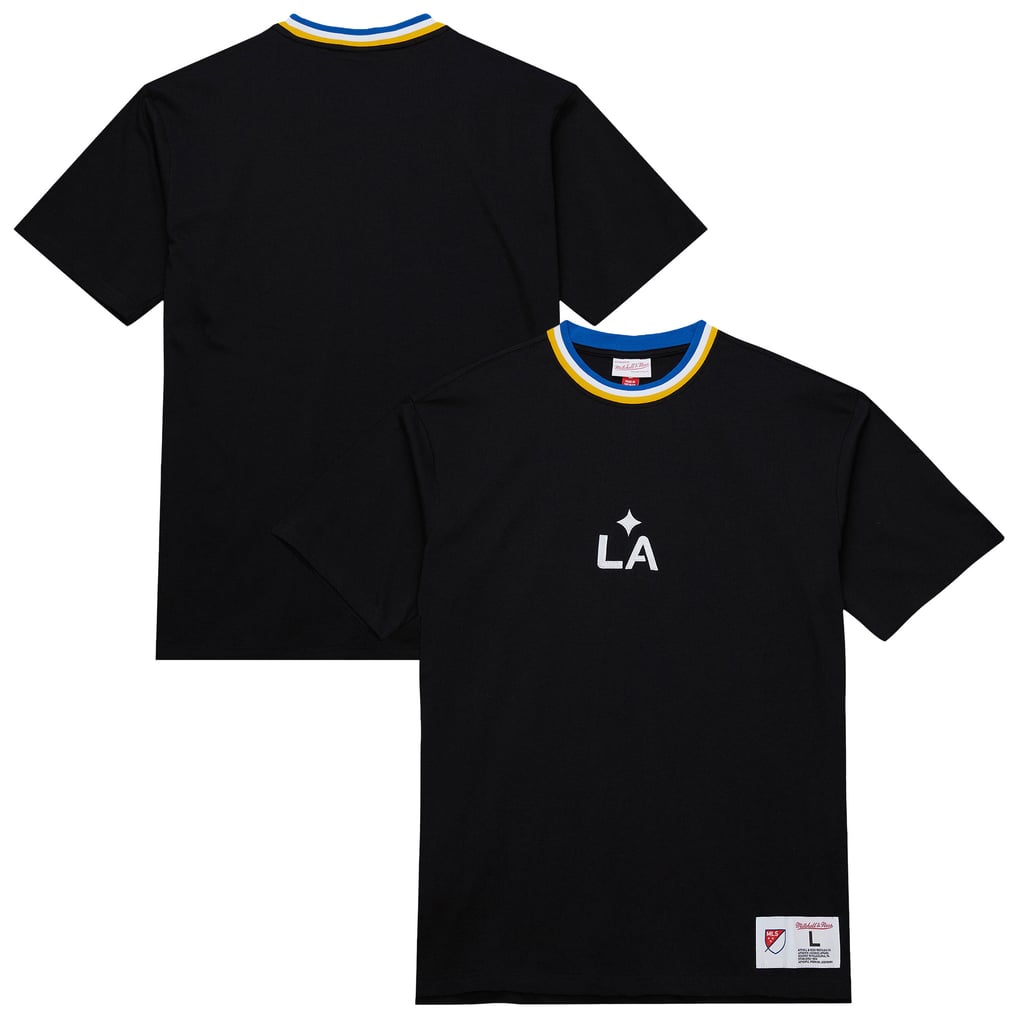 LA Galaxy Mitchell & Ness Playmaker T-Shirt - Black