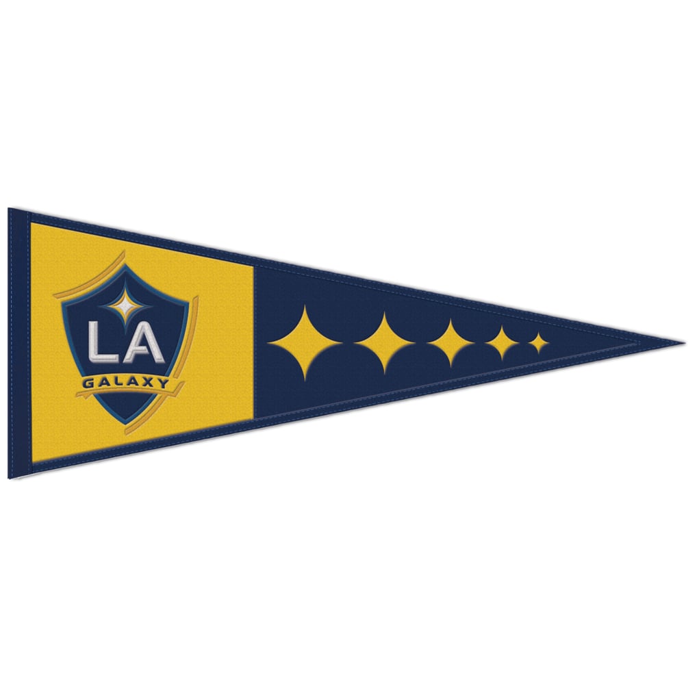 LA Galaxy WinCraft 13" x 32" Wool Primary Logo Pennant
