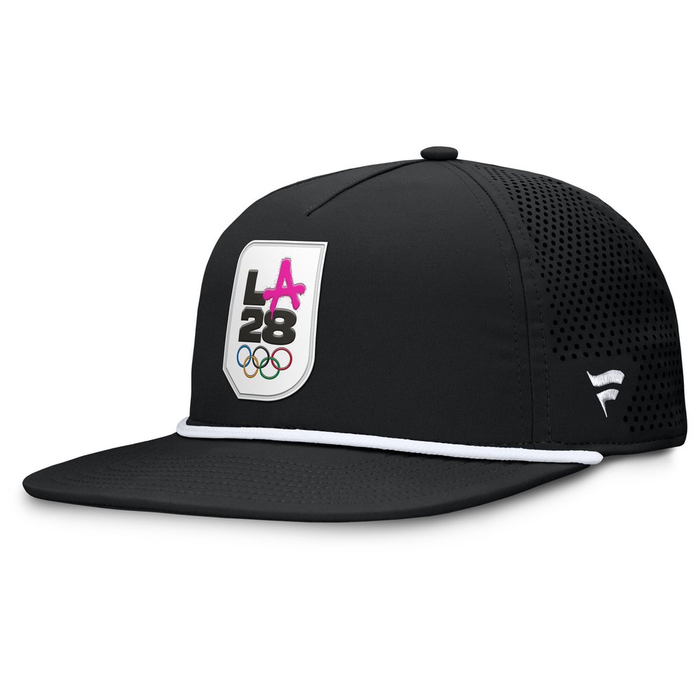 LA28 Summer Olympics Fanatics Peak Snapback Hat - Black