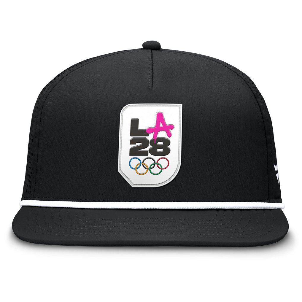 LA28 Summer Olympics Fanatics Peak Snapback Hat - Black