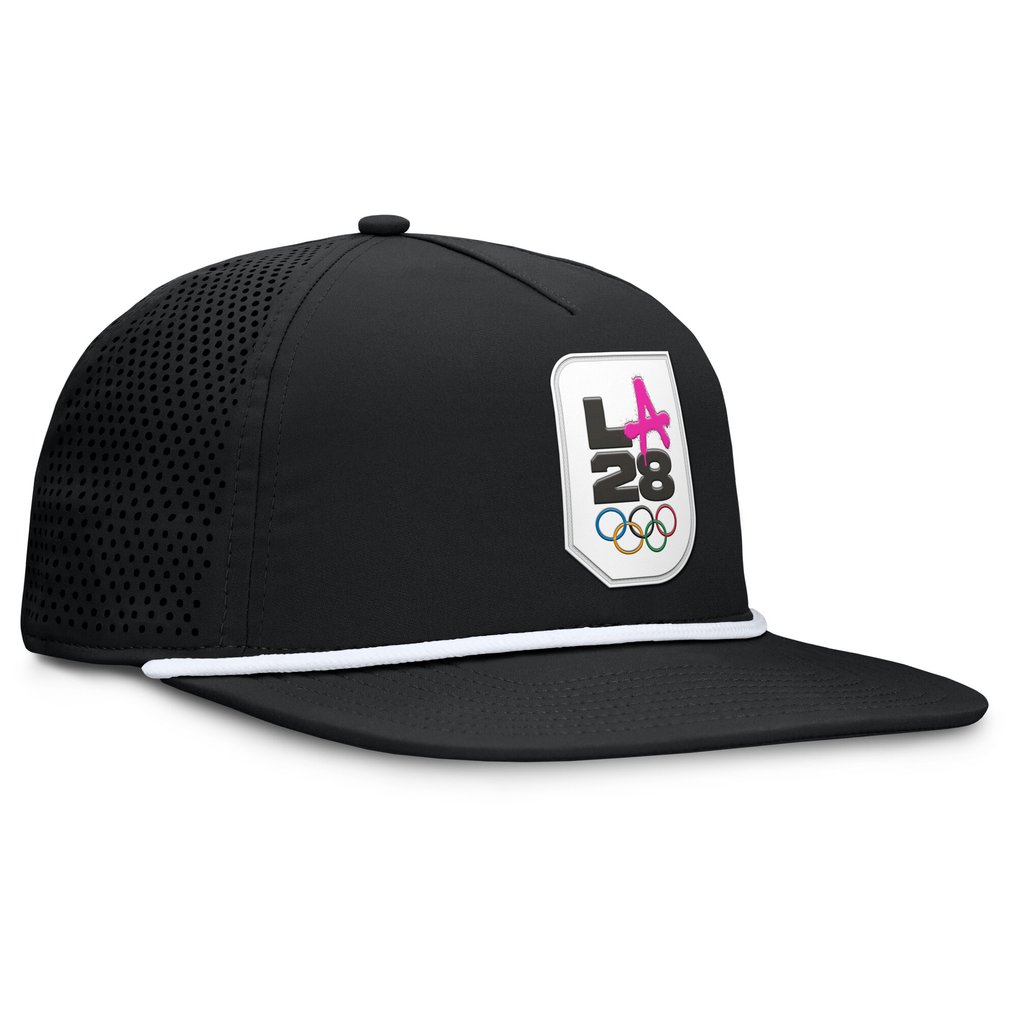 LA28 Summer Olympics Fanatics Peak Snapback Hat - Black