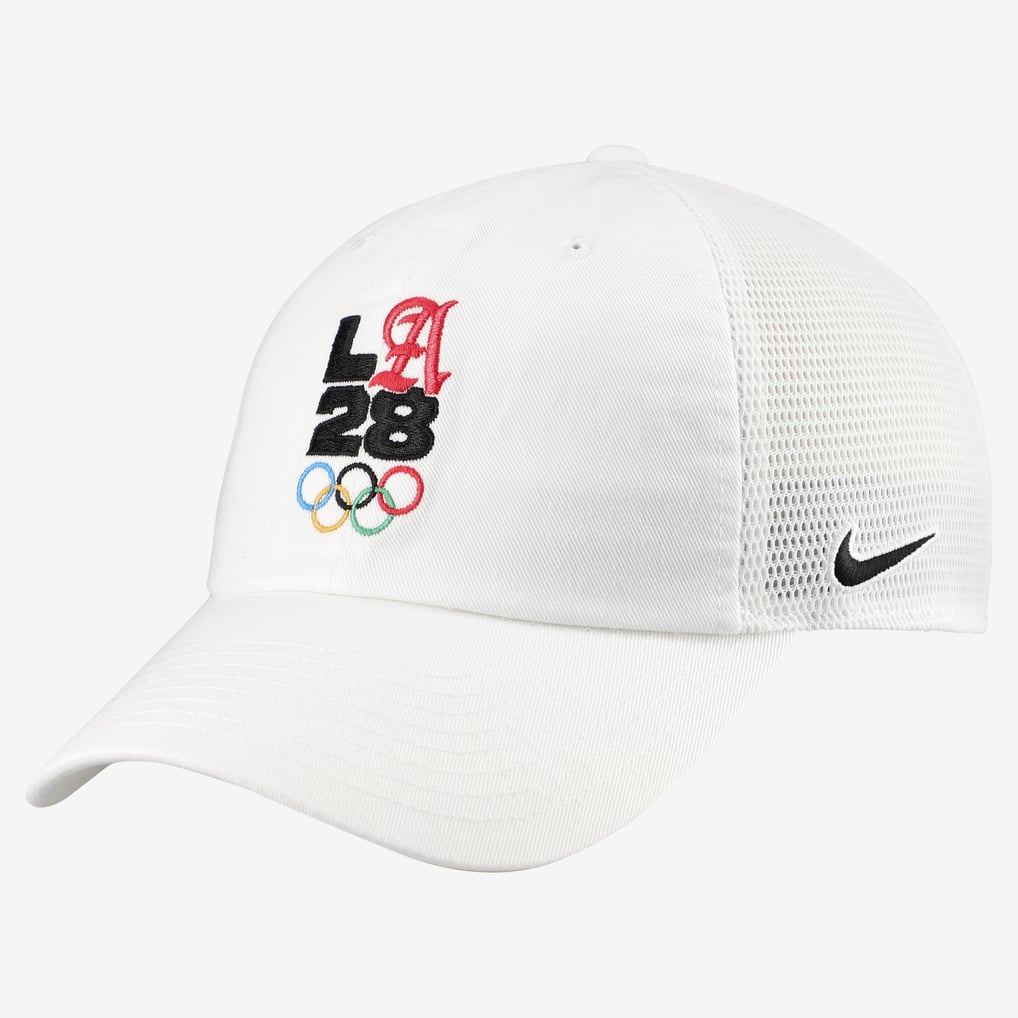 LA28 Summer Olympics Nike Script Club Trucker Adjustable Hat - White