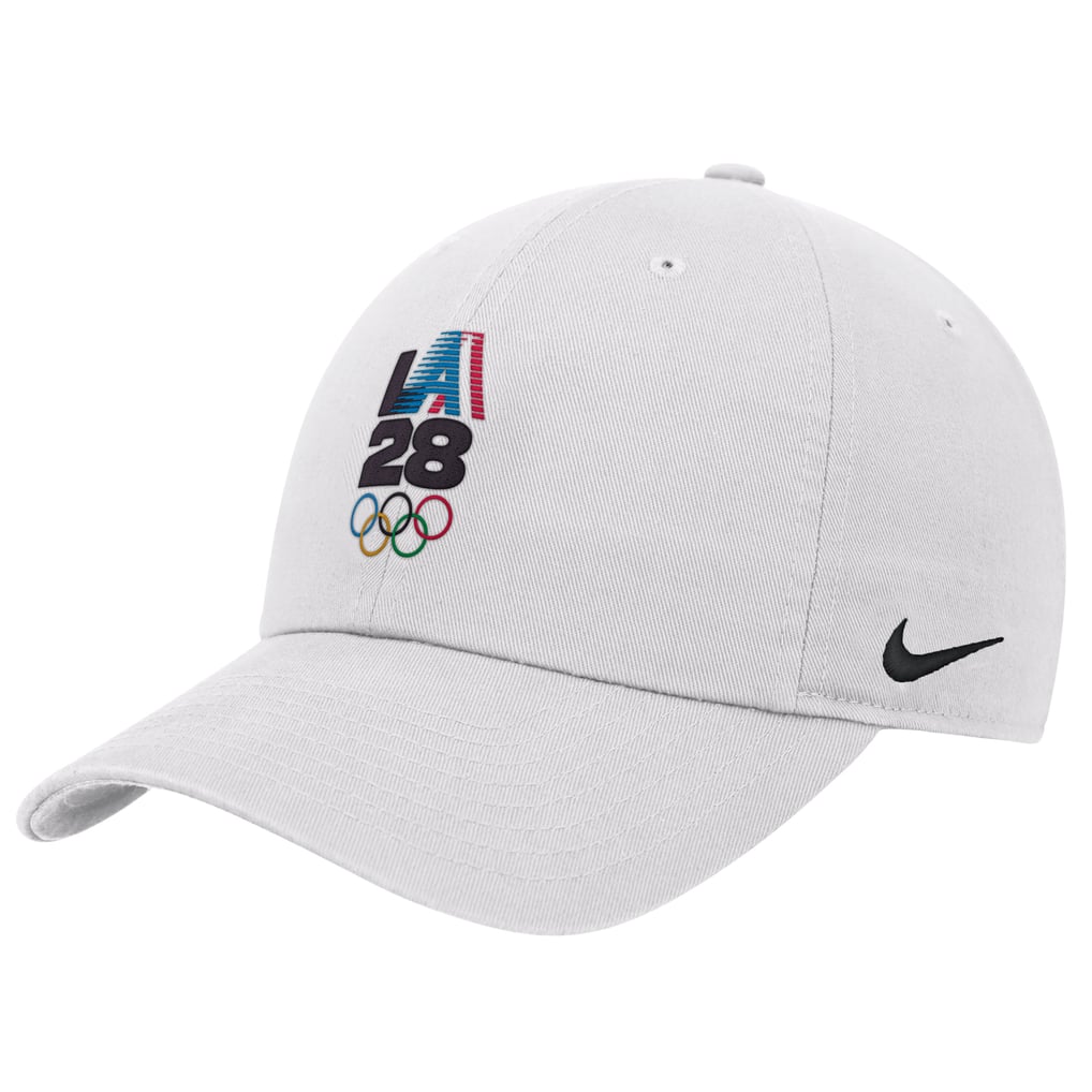 Nike Youth LA28 Summer Olympics Club Adjustable Hat - White