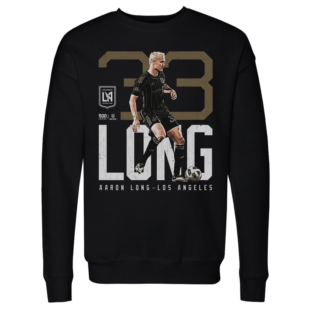Aaron Long LAFC 500 Level Bold Crewneck Sweatshirt - Black