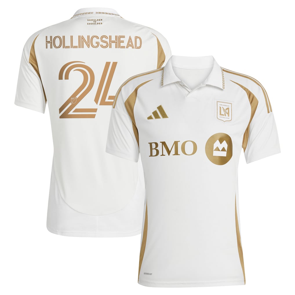 Ryan Hollingshead LAFC adidas 2025 Secondary Replica Player Jersey - White