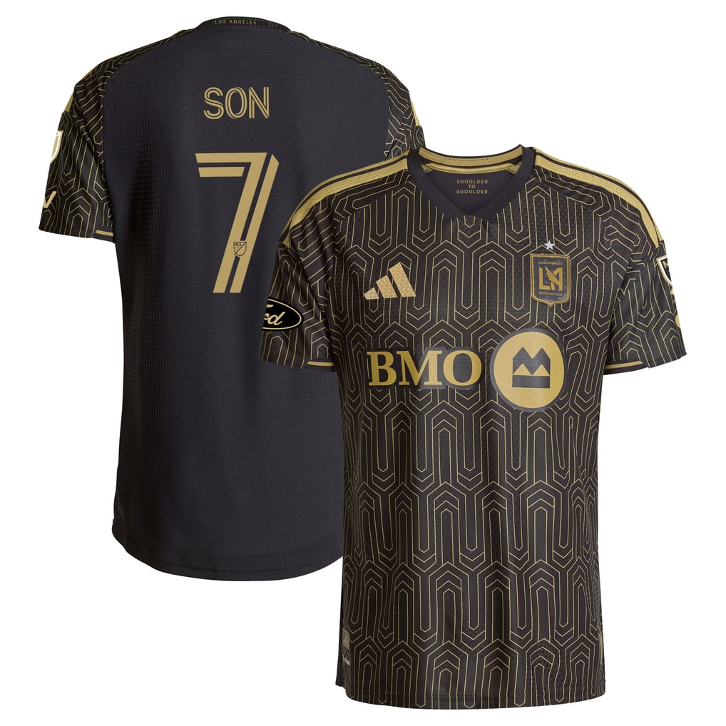 Son Heung-Min LAFC adidas 2026 Primary Kit On-Field Authentic Patch Jersey - Black