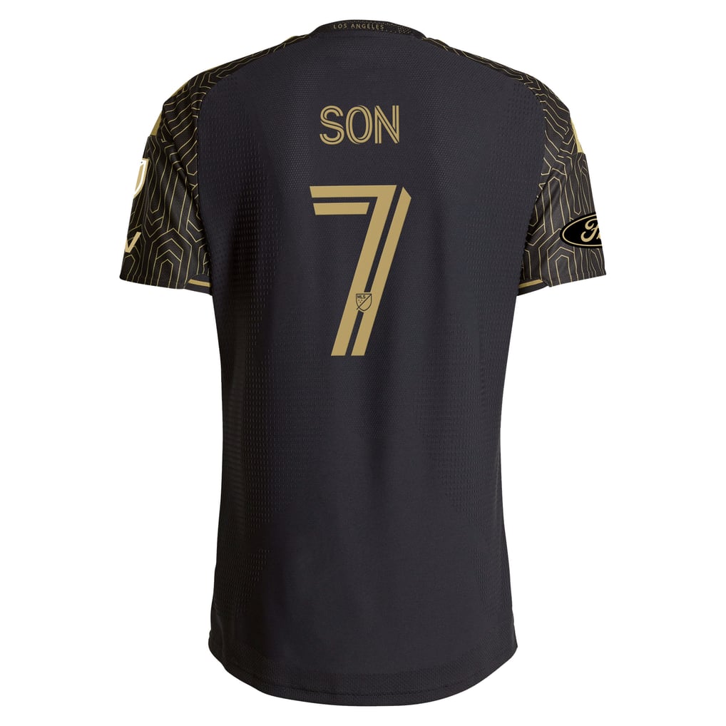 Son Heung-Min LAFC adidas 2026 Primary Kit On-Field Authentic Patch Jersey - Black