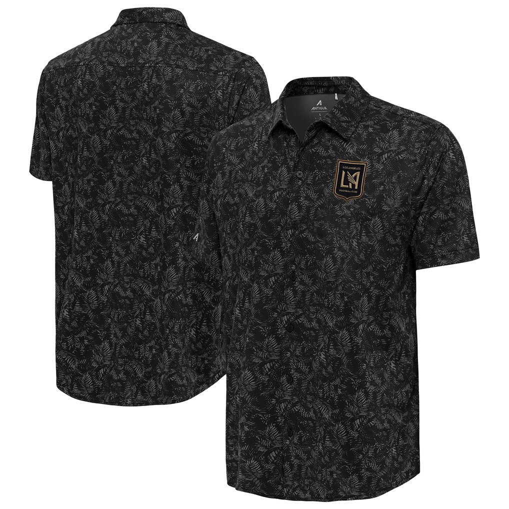 LAFC Antigua Lush Button-Up Shirt - Black