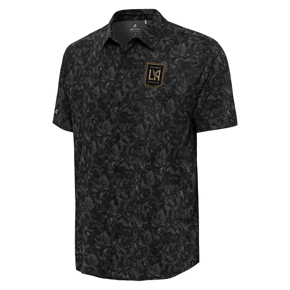 LAFC Antigua Lush Button-Up Shirt - Black