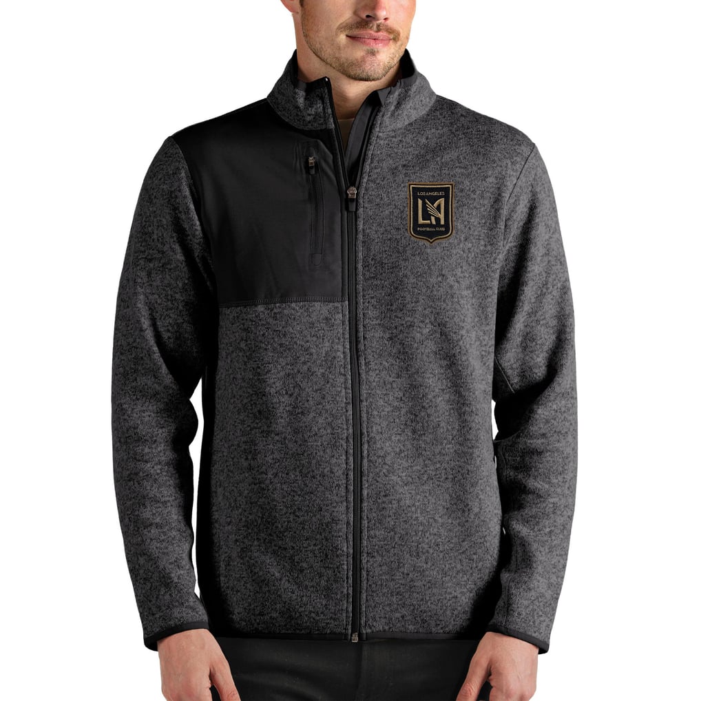 LAFC Antigua Fortune Full-Zip Jacket - Heathered Charcoal