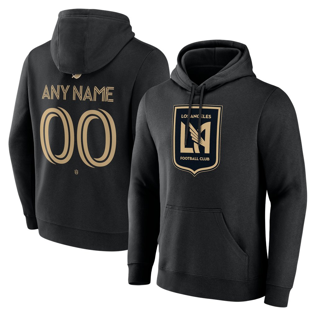 LAFC Big & Tall Team Authentic Custom Hoodie - Black