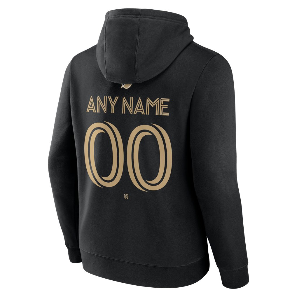 LAFC Big & Tall Team Authentic Custom Hoodie - Black