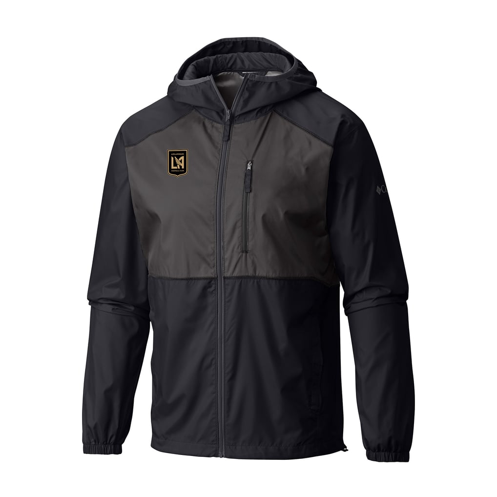 LAFC Columbia Flash Forward Lightweight Full-Zip Hooded Windbreaker - Black