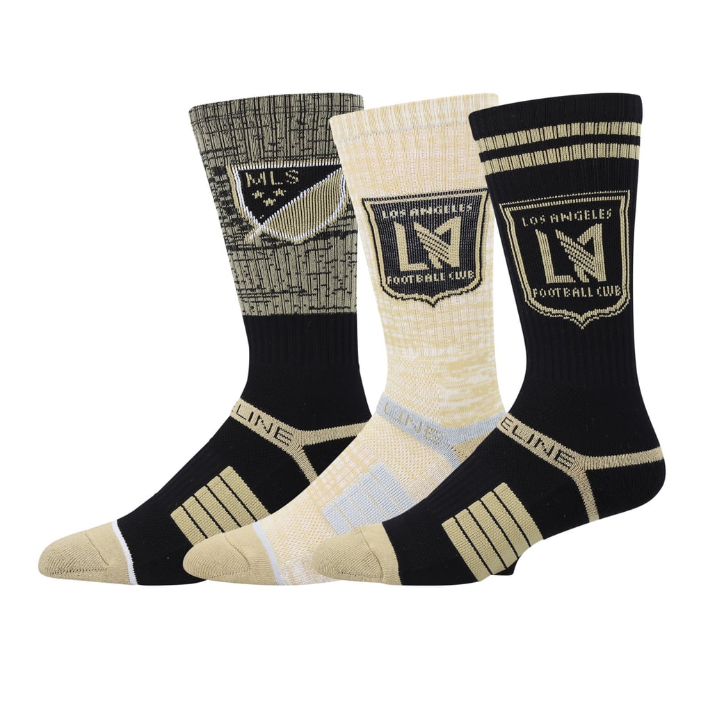 LAFC Strideline Premium 3-Pack Knit Crew Socks Set