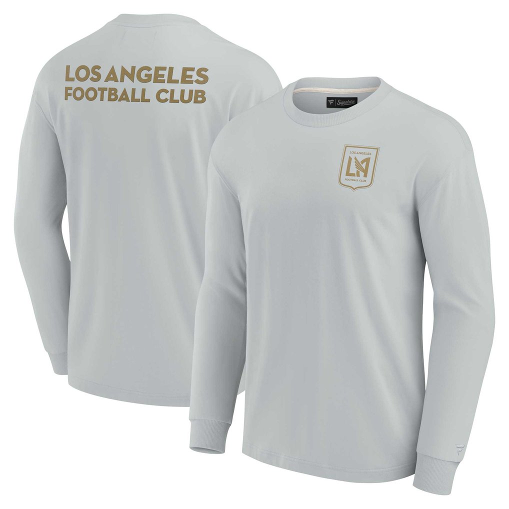 LAFC Fanatics Unisex Elements Super Soft Long Sleeve T-Shirt - Gray
