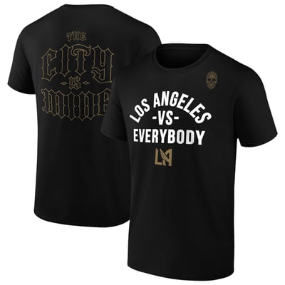 LAFC Paper Planes Unisex The City Is Mine T-Shirt - Black