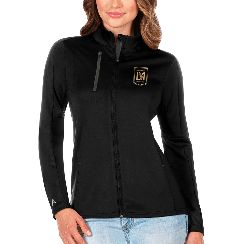 LAFC Antigua Women's Generation Full-Zip Jacket - Black/Silver
