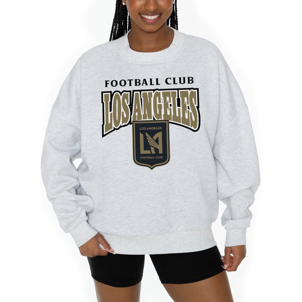  LAFC Gameday Couture Women's Pitch Pride Pullover Sweatshirt - Ash
